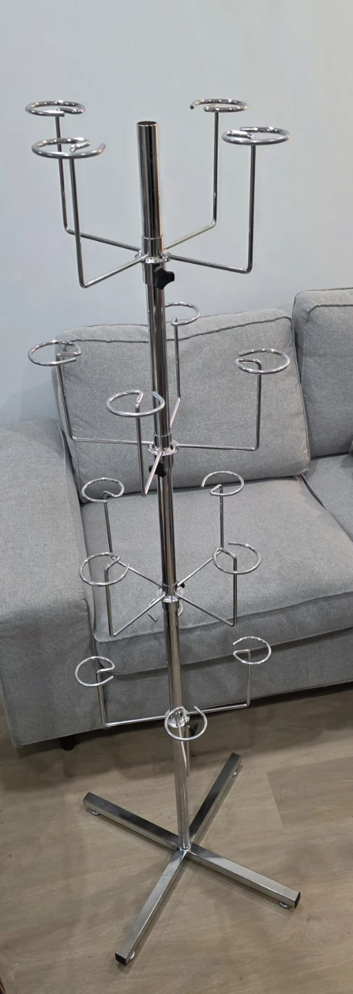 Chrome Revolving Hat Display Stand - photo 2