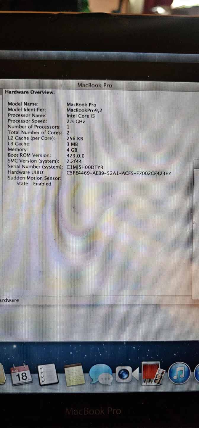 Apple MacBook Pro Intel Core i5 Laptop - photo 2