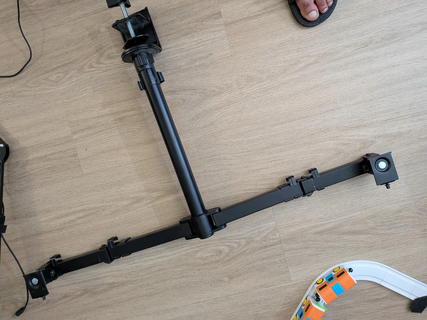 Black Desk Mount Monitor Arm - photo 3