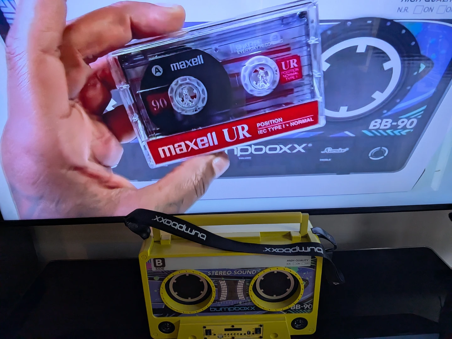 Bumpbo Boombox Retro Cassette  remix  Yellow - photo 3