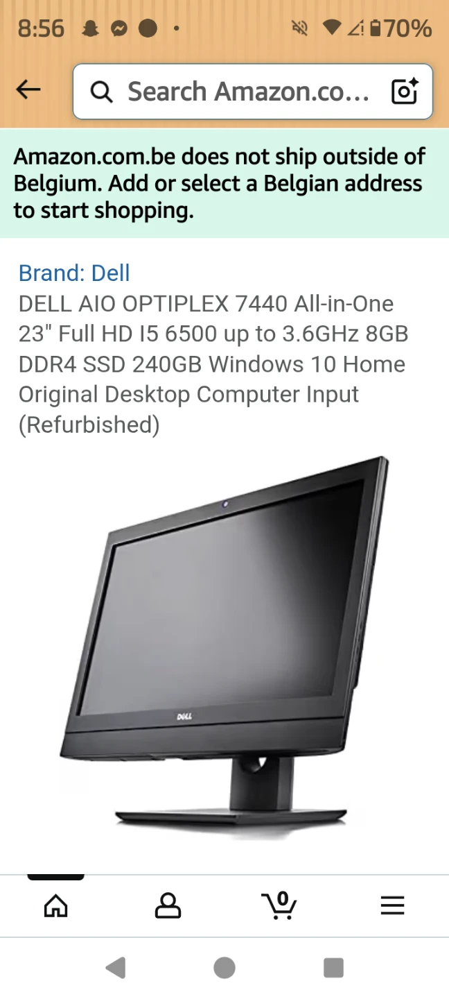 Dell OptiPlex 7440 All-in-One Computer