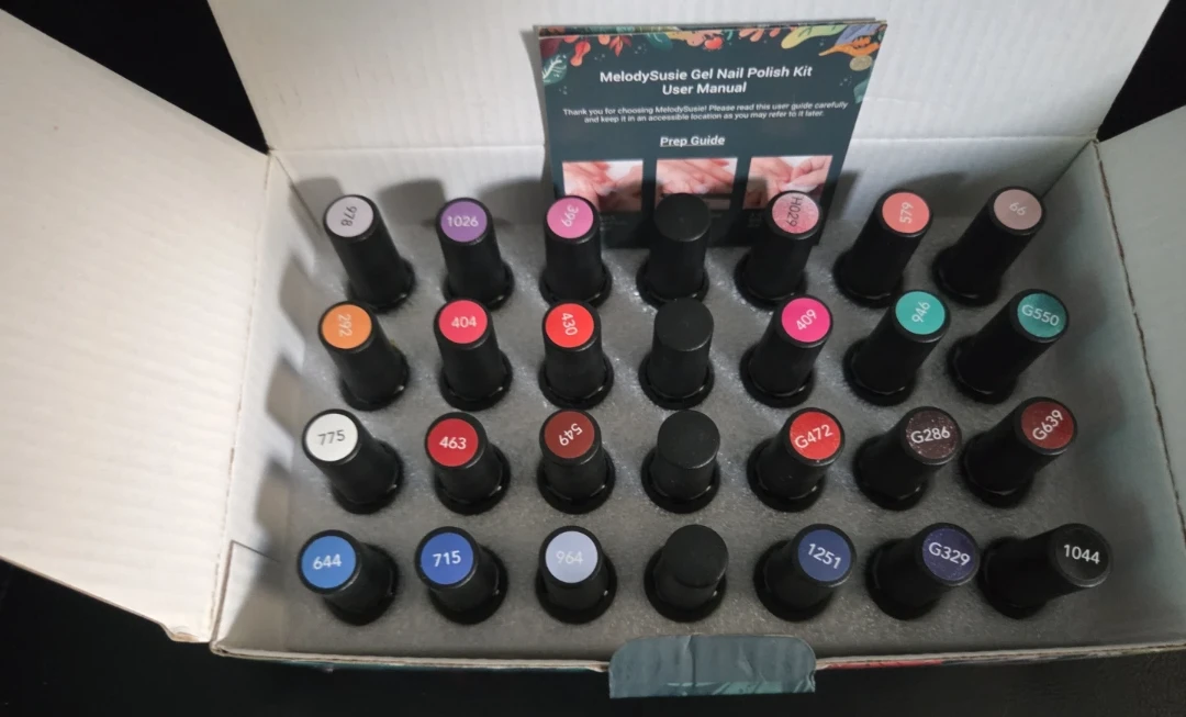 MelodySusie 24+4 Gel Nail Polish Kit - photo 2