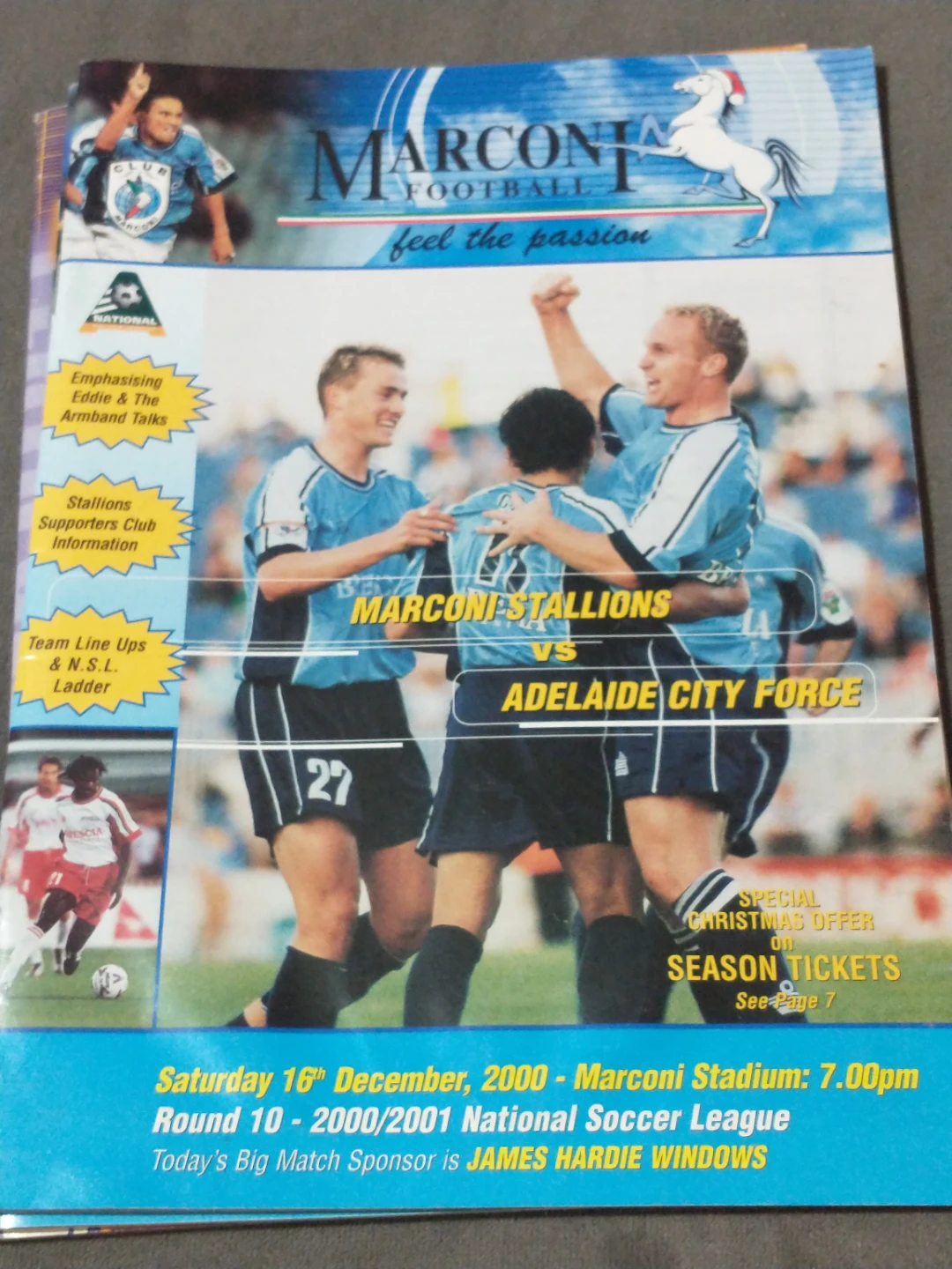 Five Australian pro football/soccer programs - photo 5
