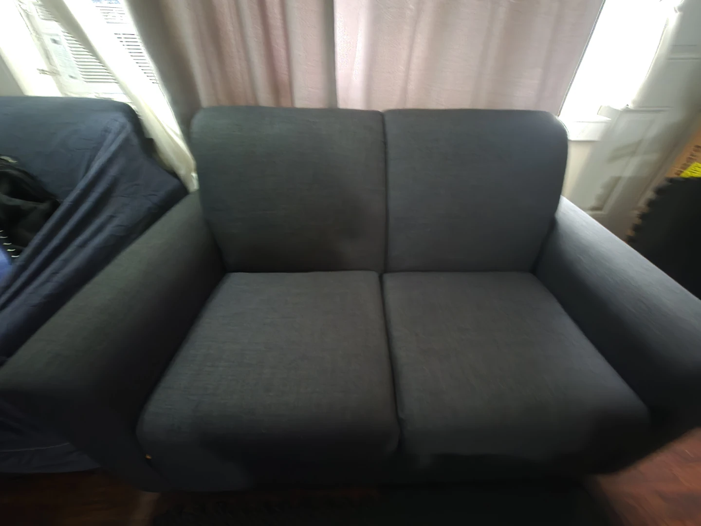 Dark Grey Fabric Sofa - photo 4