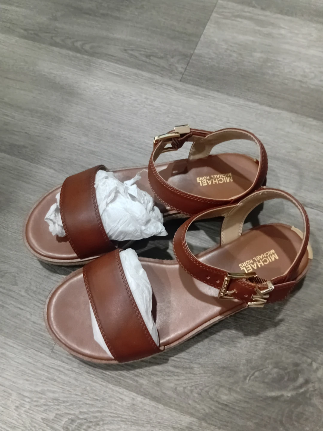 Sandales Michael Kors brunes