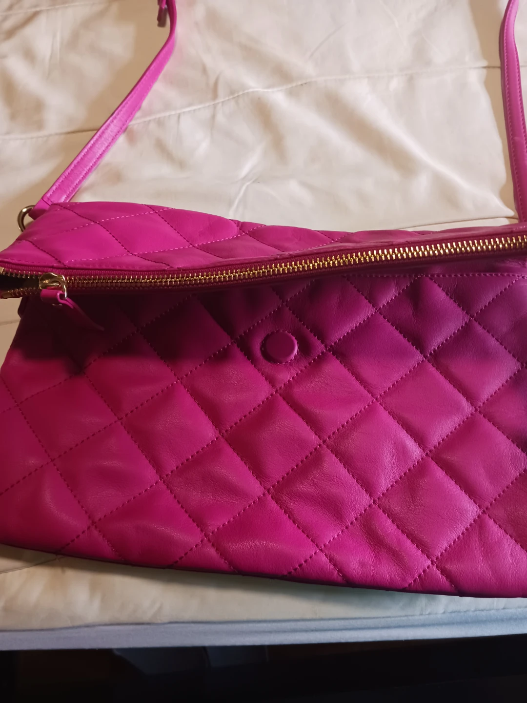 Kate Spade Quilted Pink Clutch/Crossbody Bag - photo 3