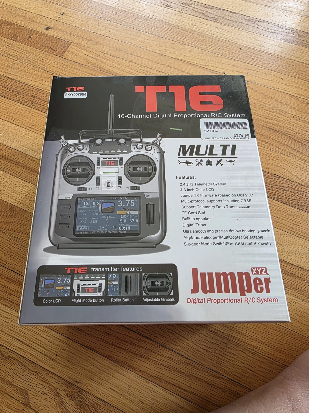 Jumper T16 16-Channel Digital Proportional R/C System