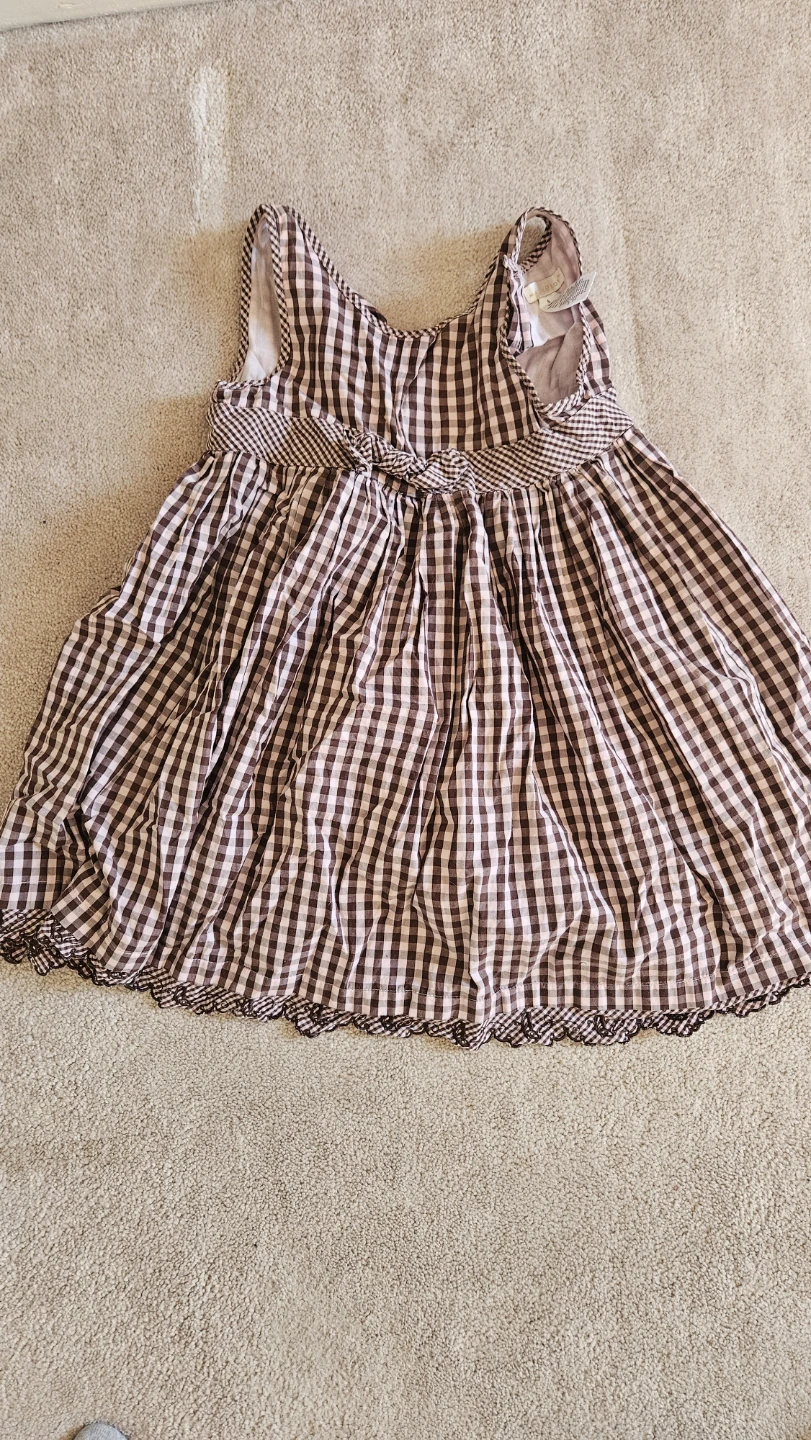 MAGGIE & ZOE Girl's Gingham Dress Size 6