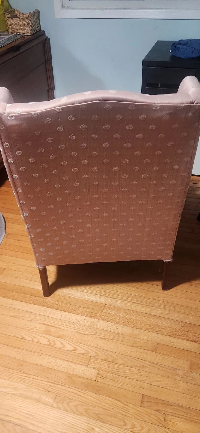 Pink Wingback Accent Chair - photo 2