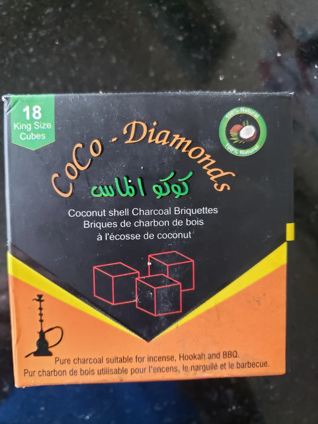 Coco-Diamonds Coconut Shell Charcoal Briquettes - photo 2