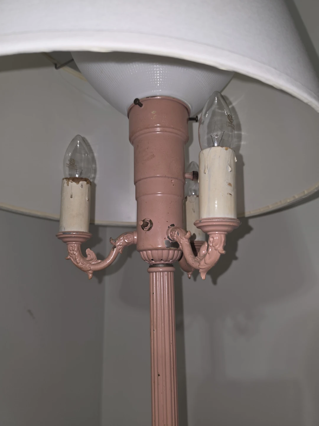 Pink Floor Lamp, antique - photo 2