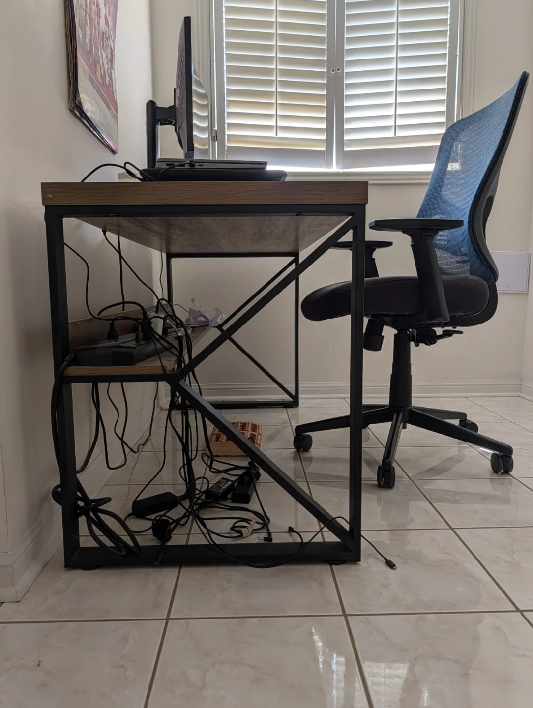 Bundle offer:Home office/study desk table & ergonomic chair