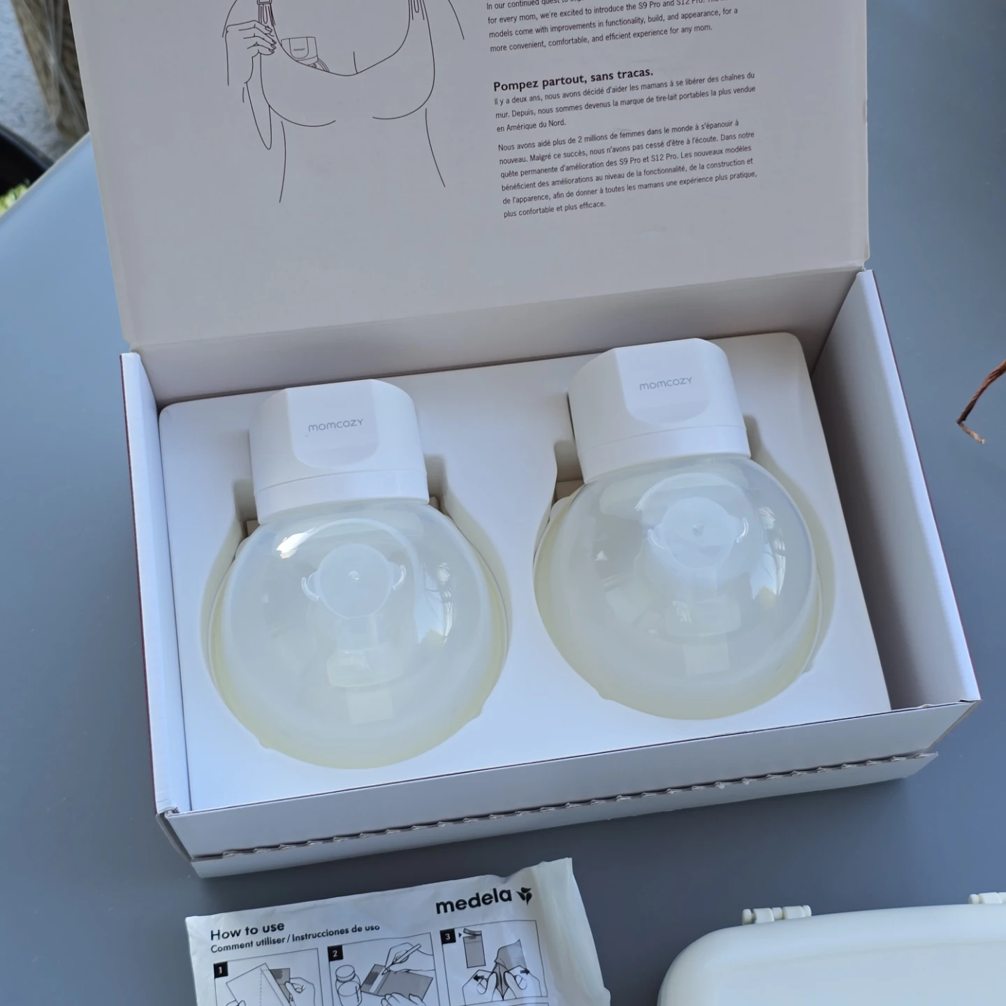 Momcozy S12 Pro Wearable Breast Pump and cleaning kit - photo 2