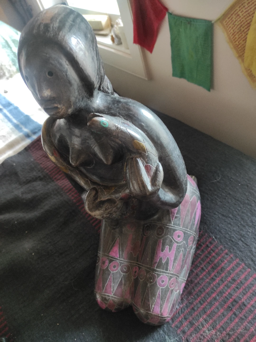Mexican snake woman statue