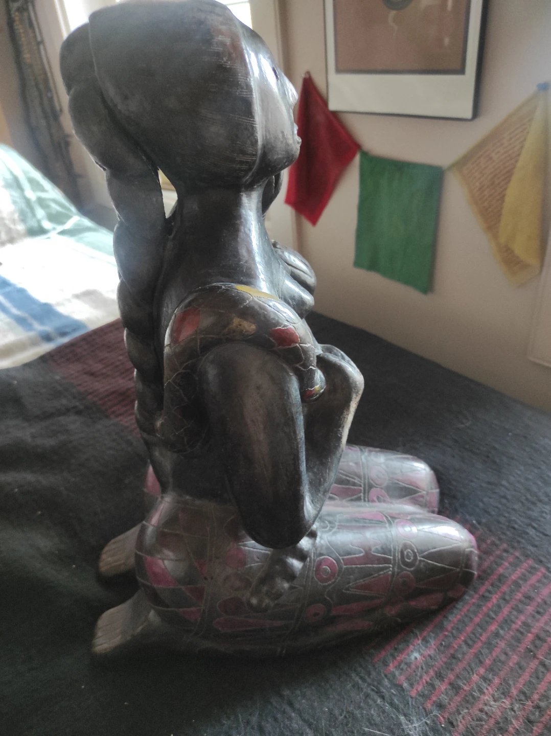 Mexican snake woman statue - photo 2