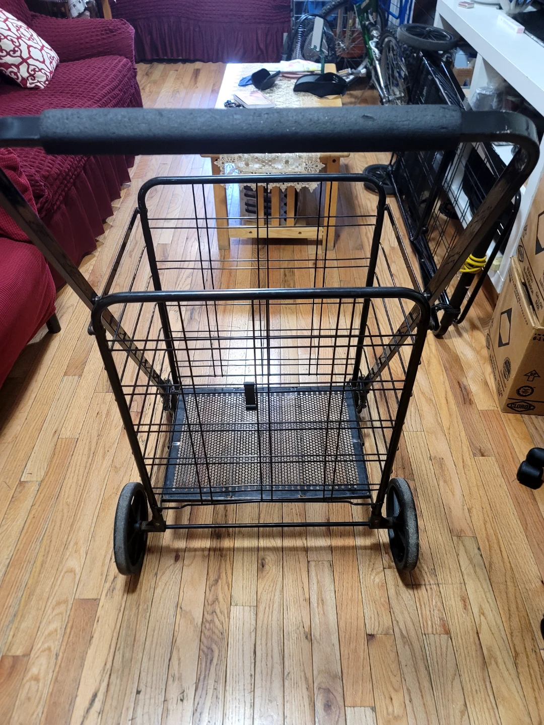 Carro de compras plegable con ruedas giratorias - photo 2