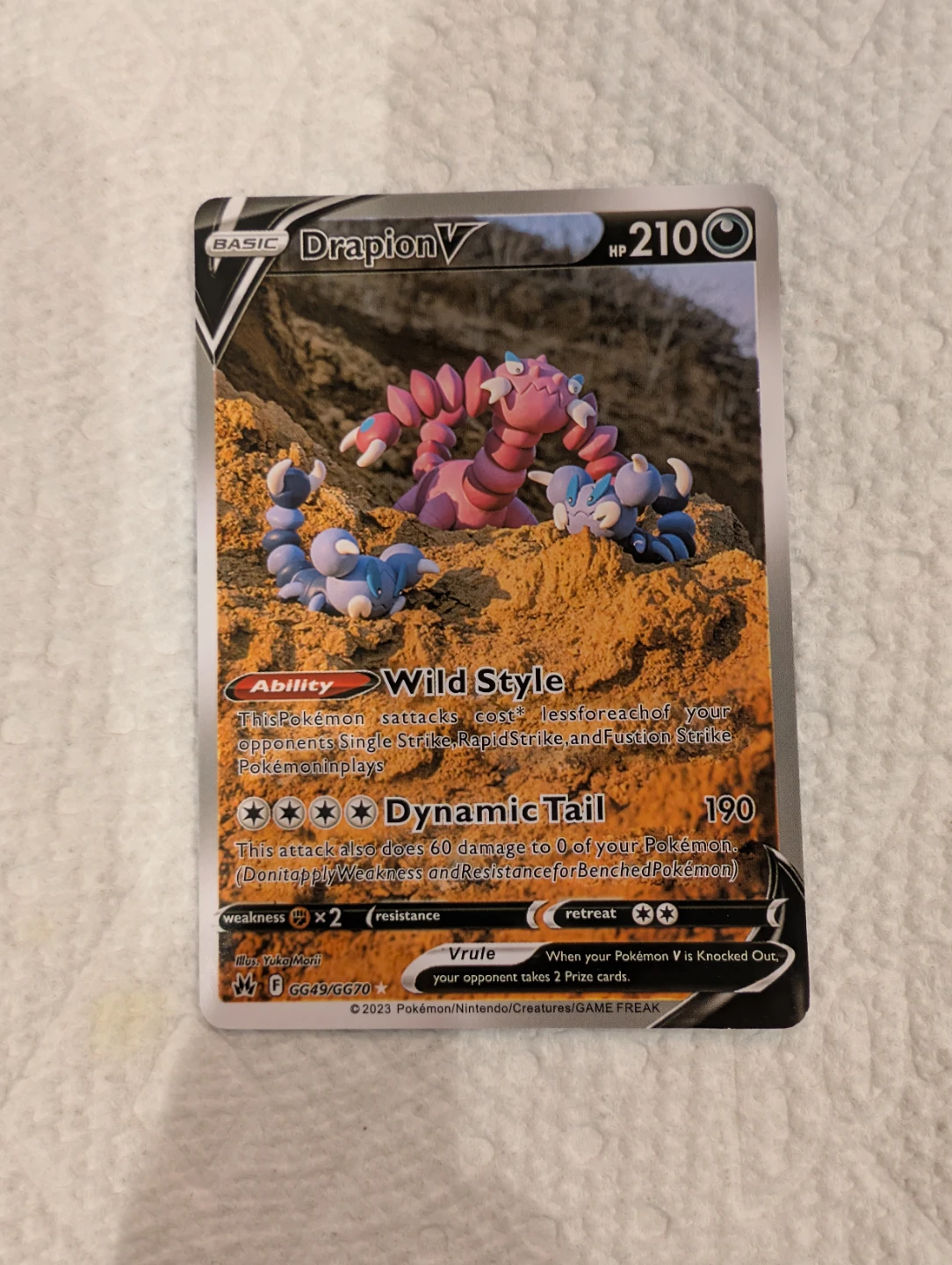 Drapion V - SWSH :  Crown Zenith Galarian Gallery Trading Card - photo 4