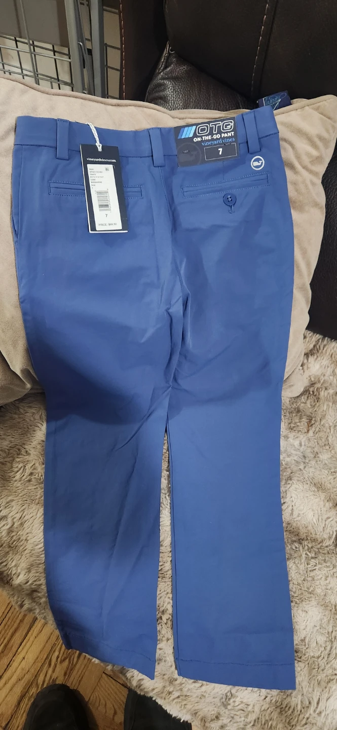 Vineyard Vines Boys OTG Pants Moonshine Size 7 - photo 3