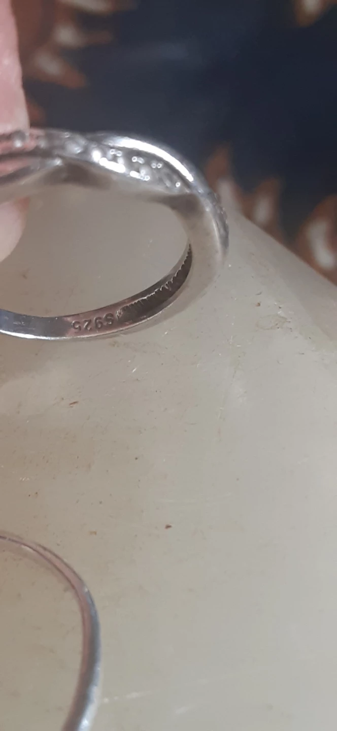 Set of three 925 Sterling Silver Rings - photo 4