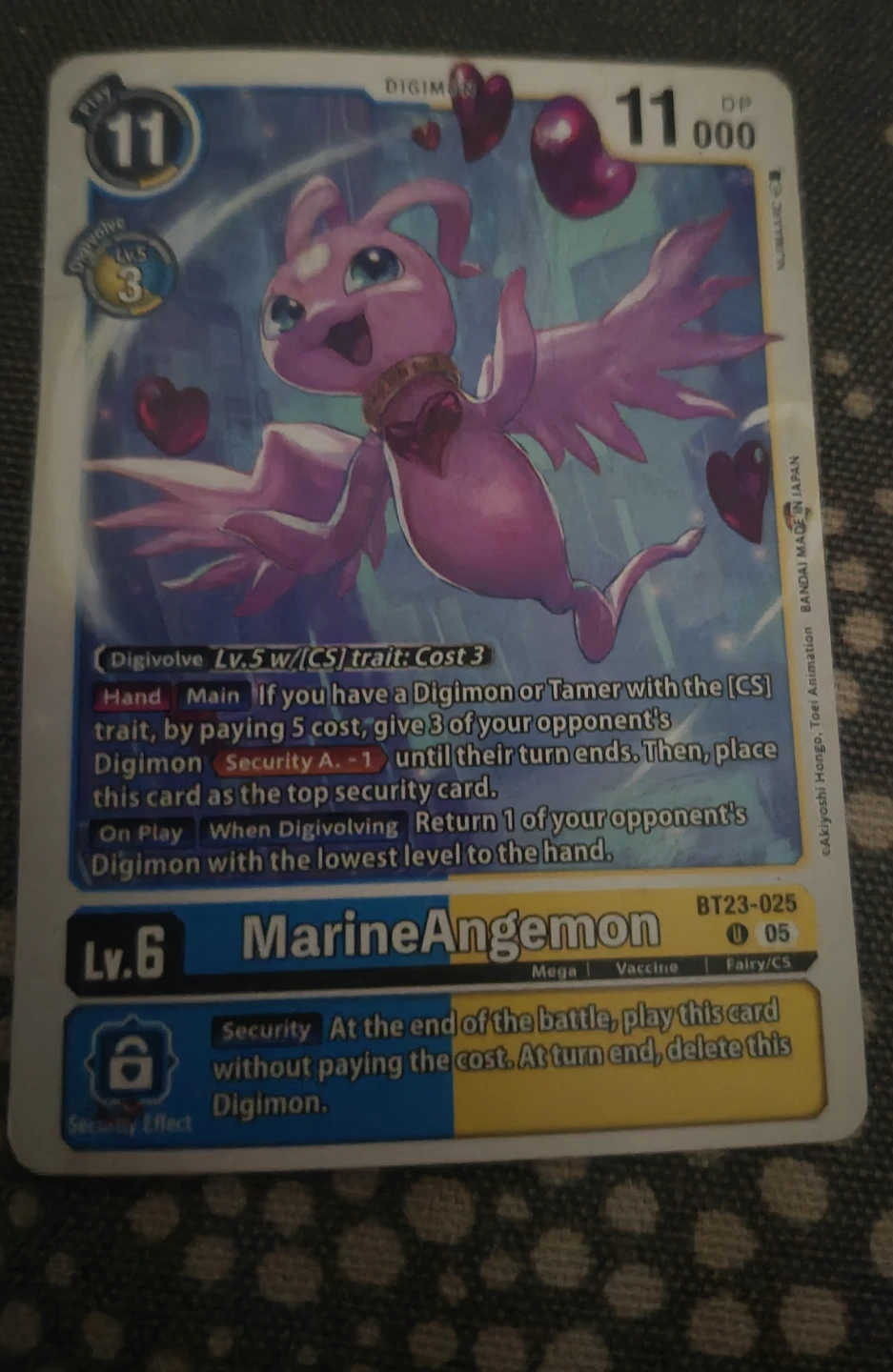 Digimon Card Game MarineAngemon BT23-025