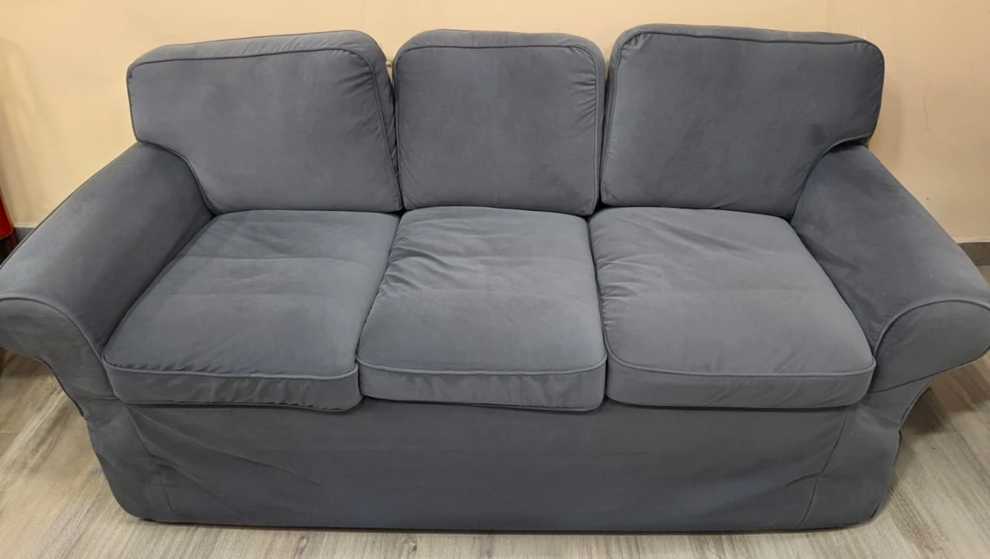 Gray 3-Seater Sofa - photo 2