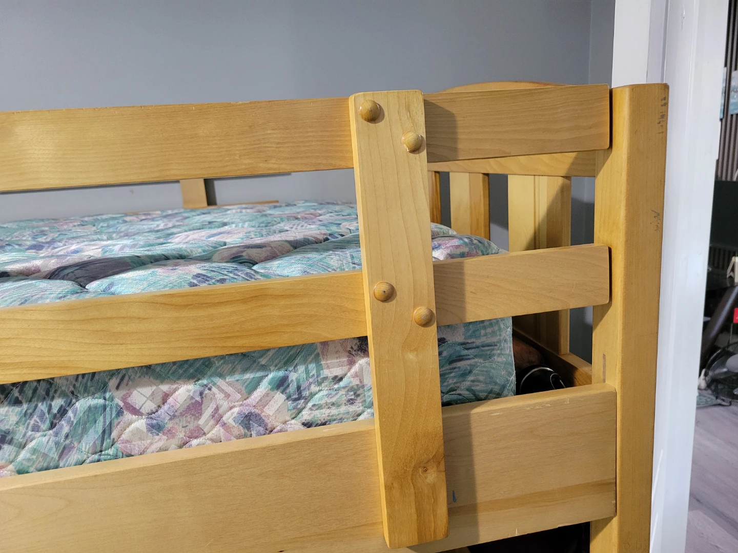 Wooden Bunk Bed with Mattresses - photo 3