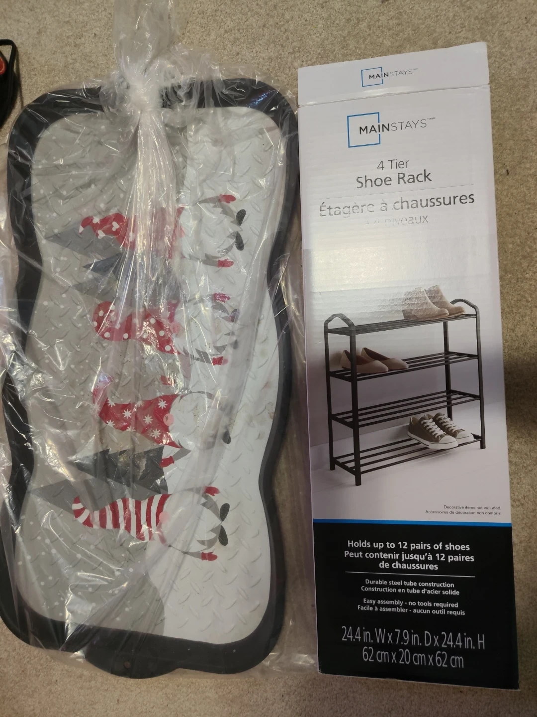 Shoe rack + shoe tray