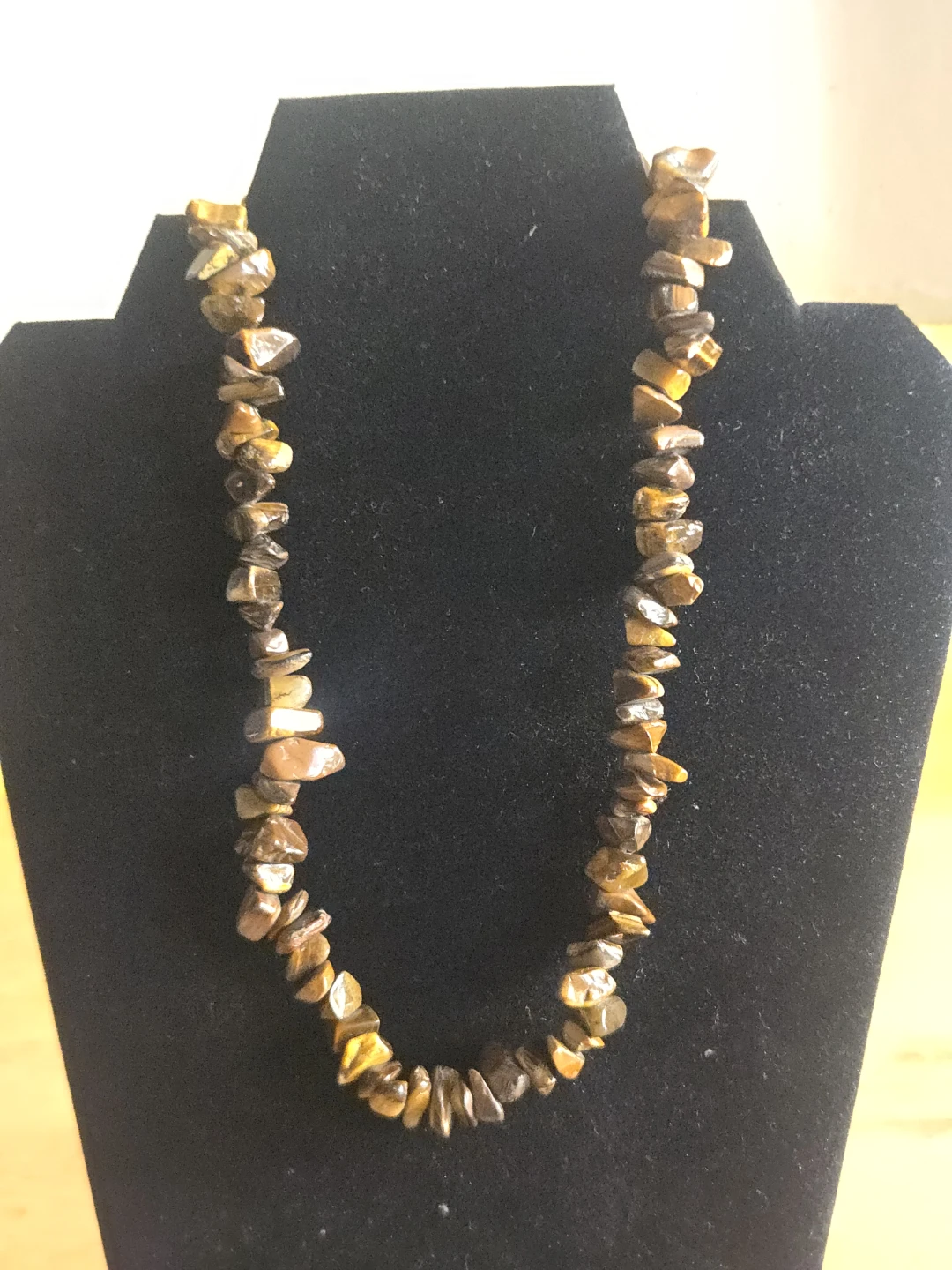 Tumbled Tiger's Eye Gemstone Necklace - photo 2