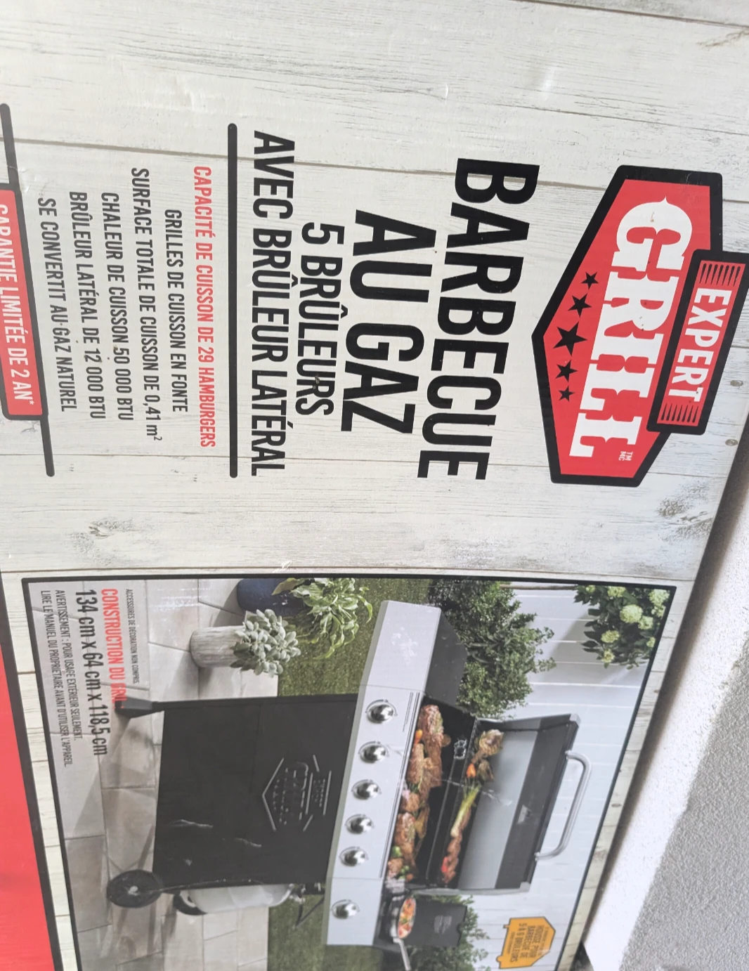 Brand new  Expert Grill 5-Burner Propane BBQ with Side Burner - photo 4