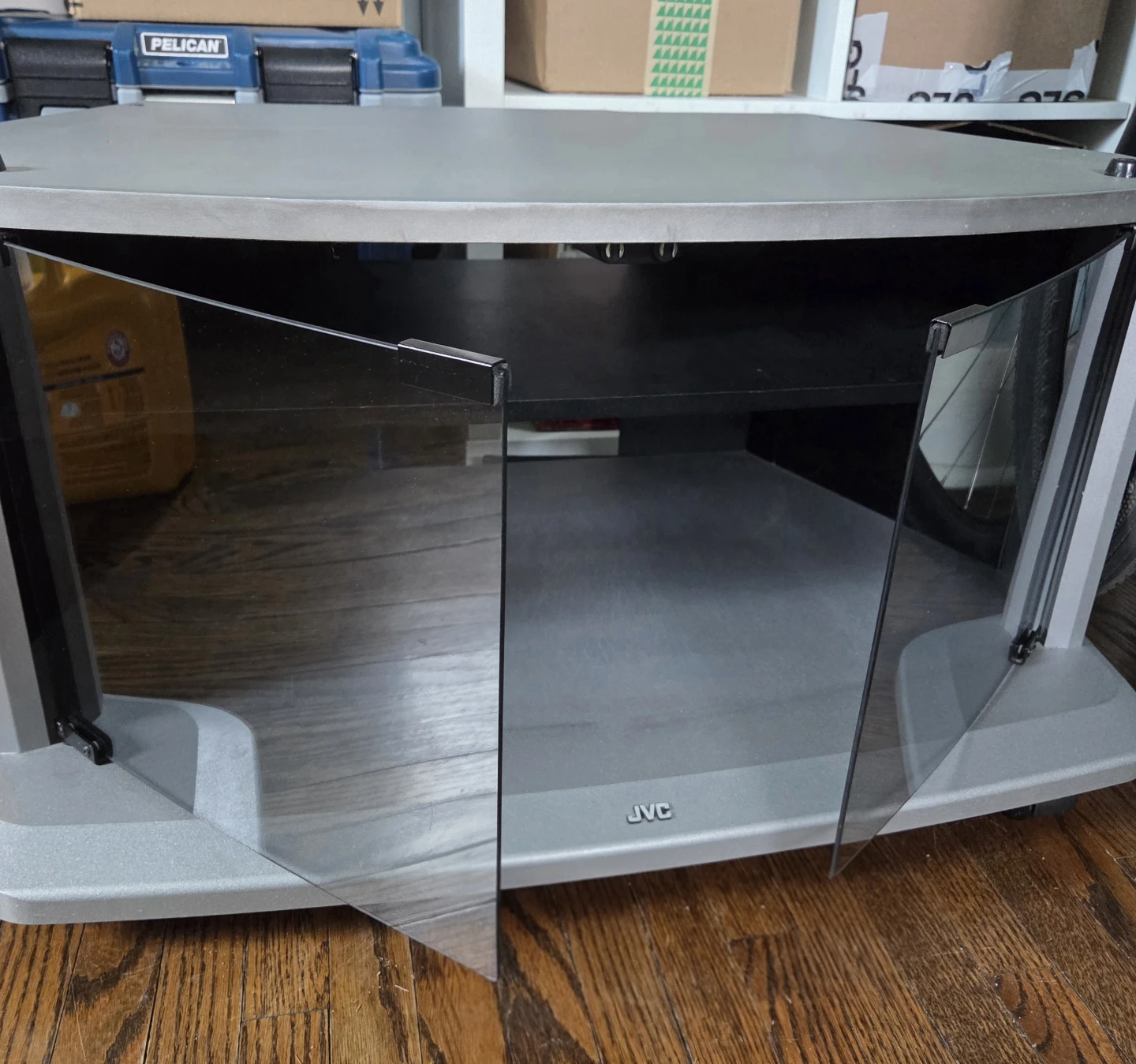 #freecycle JVC TV Stand with Wheels