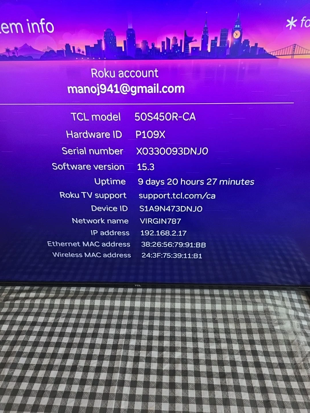 TCL 50" Roku TV 4K UHD Smart TV
