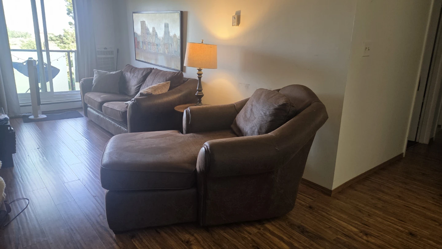 Couch and Chaise Lounge