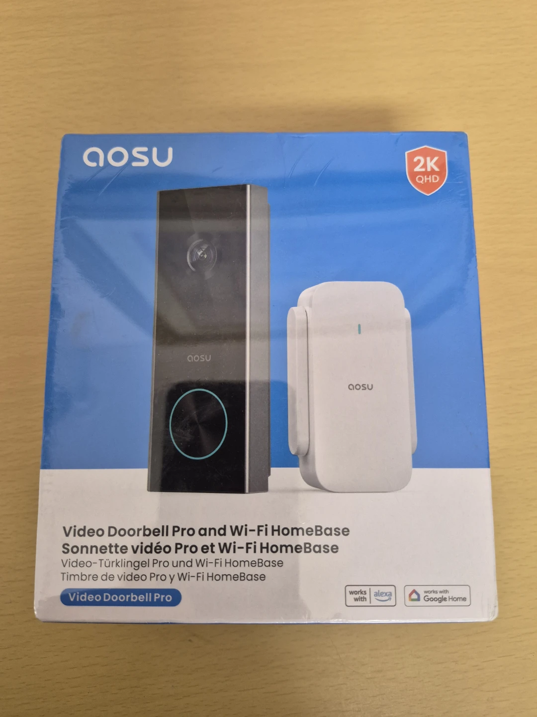 Aosu Video Doorbell Pro and Wi-Fi HomeBase