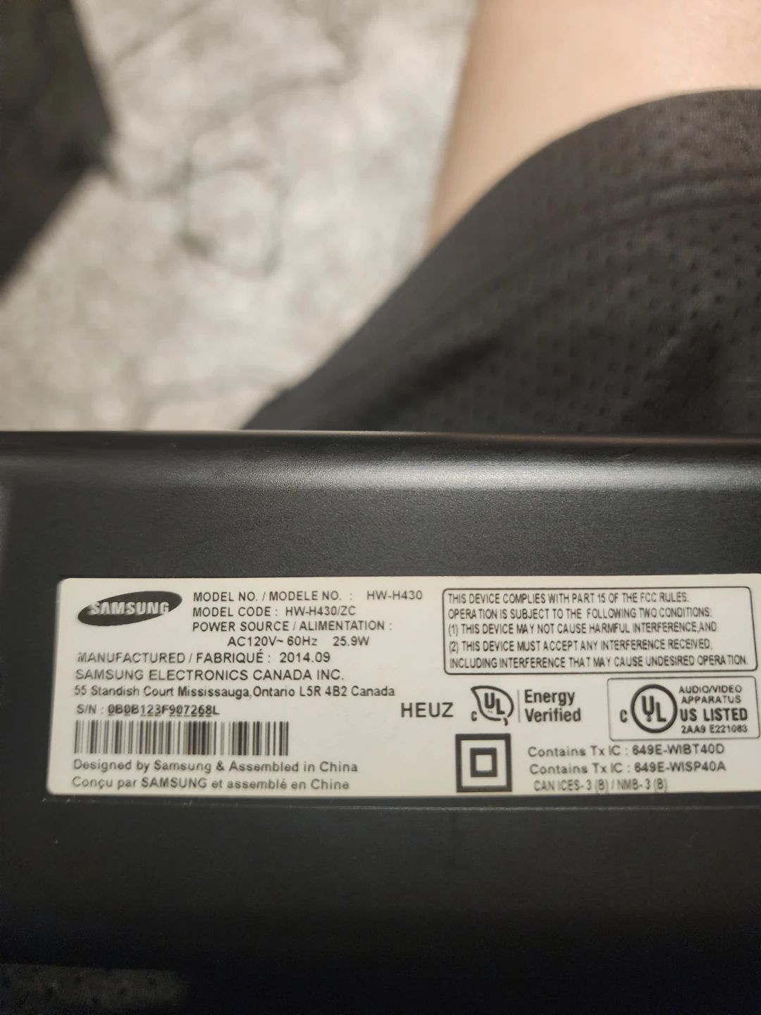 Samsung HW-H430/ZC Soundbar with Subwoofer - photo 5