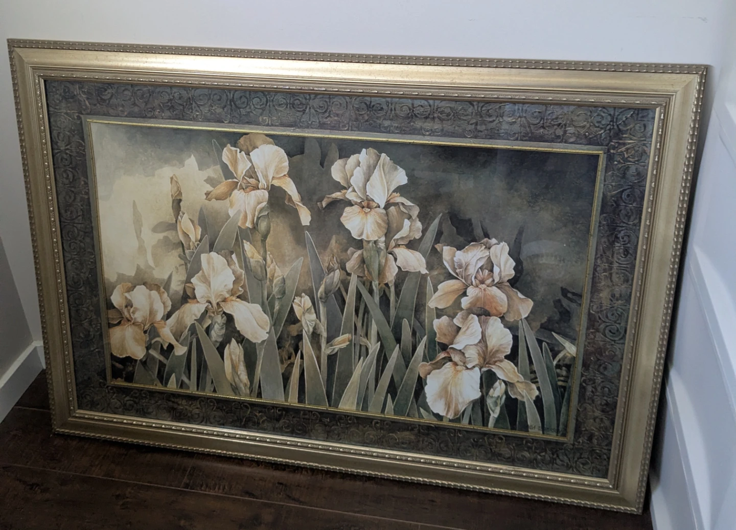 Framed Iris Wall Art