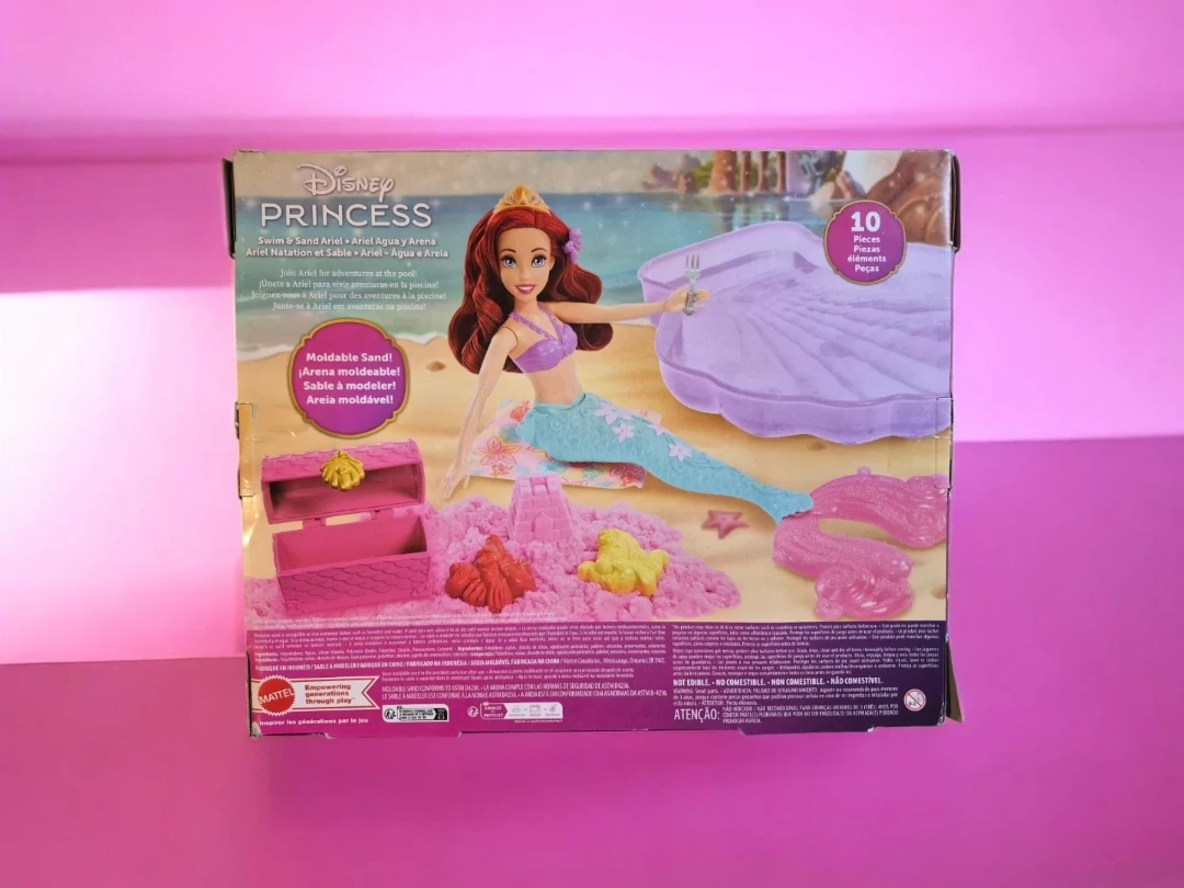 Disney Princess Ariel Swim and Sand Doll Set