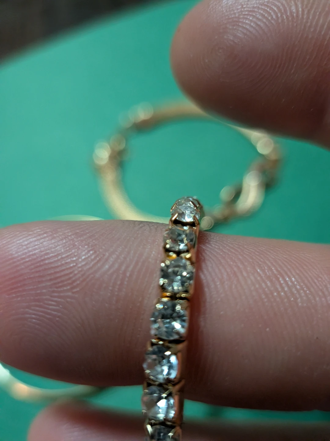 Free cycle. 3 Gold Tone Bracelets With Charms/ Rhinestones. - photo 4