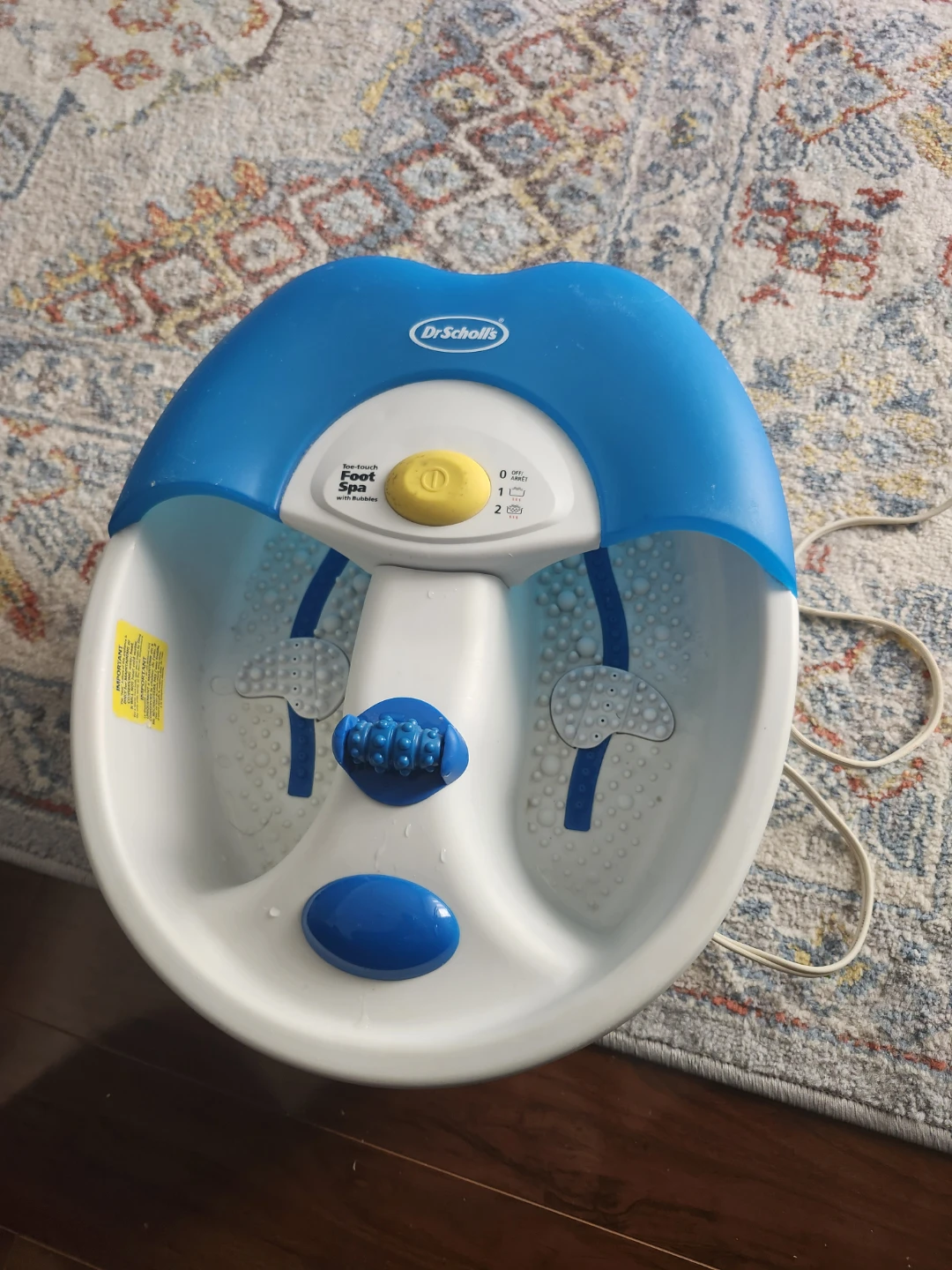 Dr. Scholl's Toe-Touch Foot Spa with Bubbles