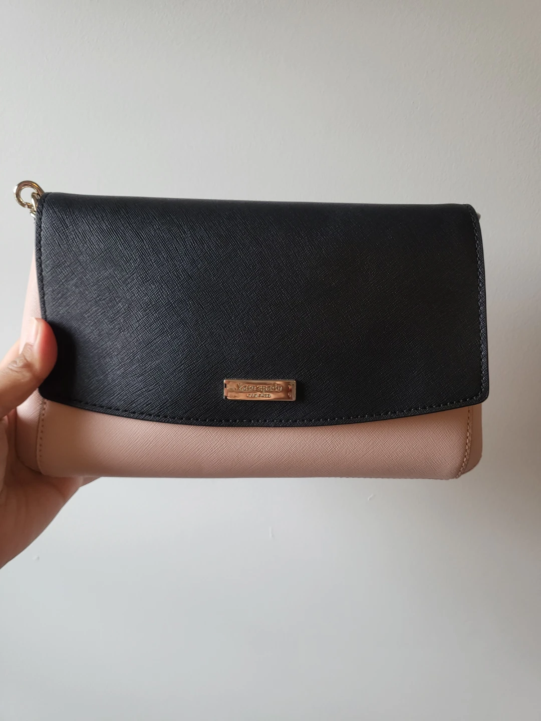 Kate Spade New York Black and Pink Crossbody Bag