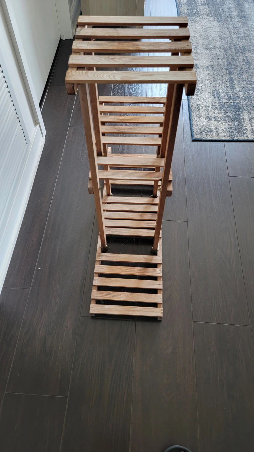 Wooden Tiered Plant Stand - photo 2
