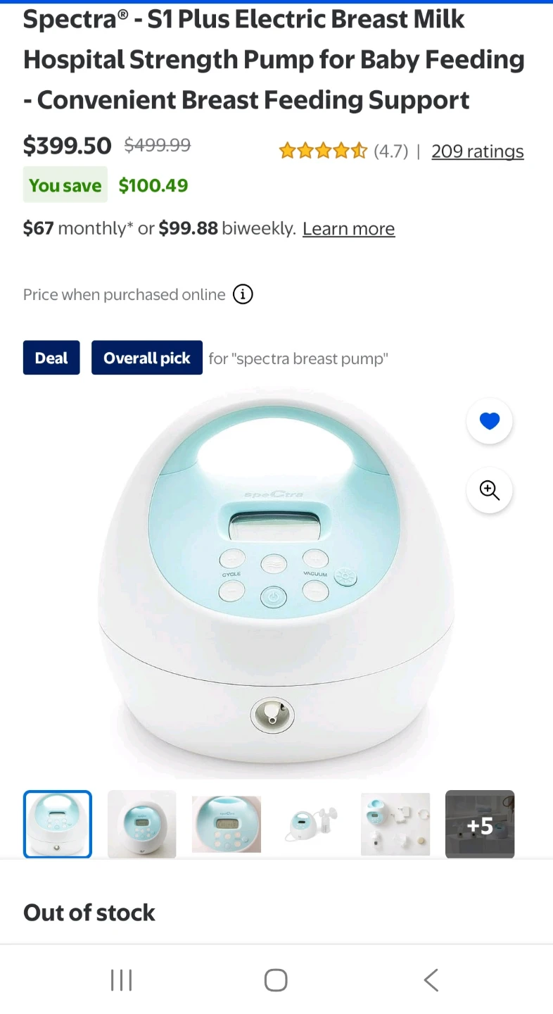 Spectra S1 Plus Electric Pump