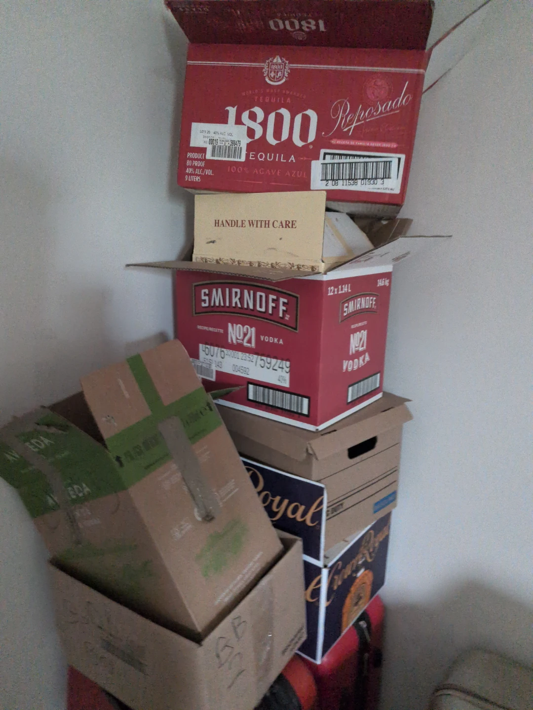 Moving boxes