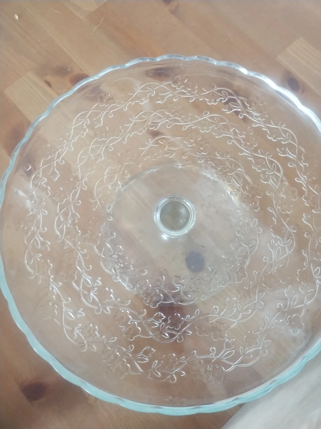Glass Cake Stand with Dome - photo 3
