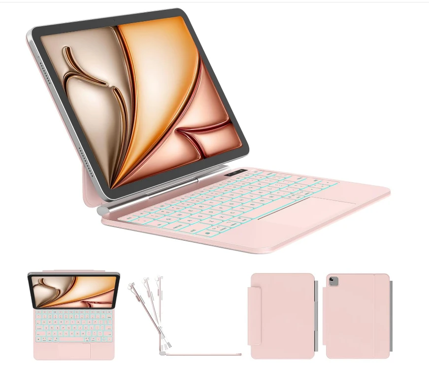Pink Keyboard Case for iPad Air 11" / Pro 11"