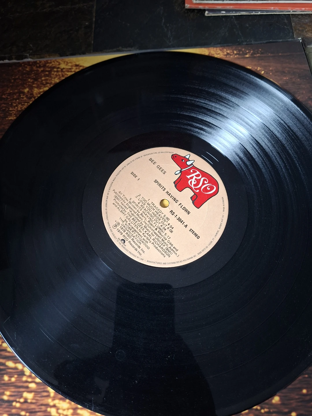 Bee Gees Spirits Having Flown Vinyl Record - photo 3
