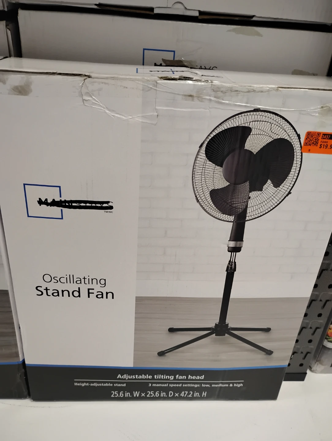 Oscillating Stand Fan