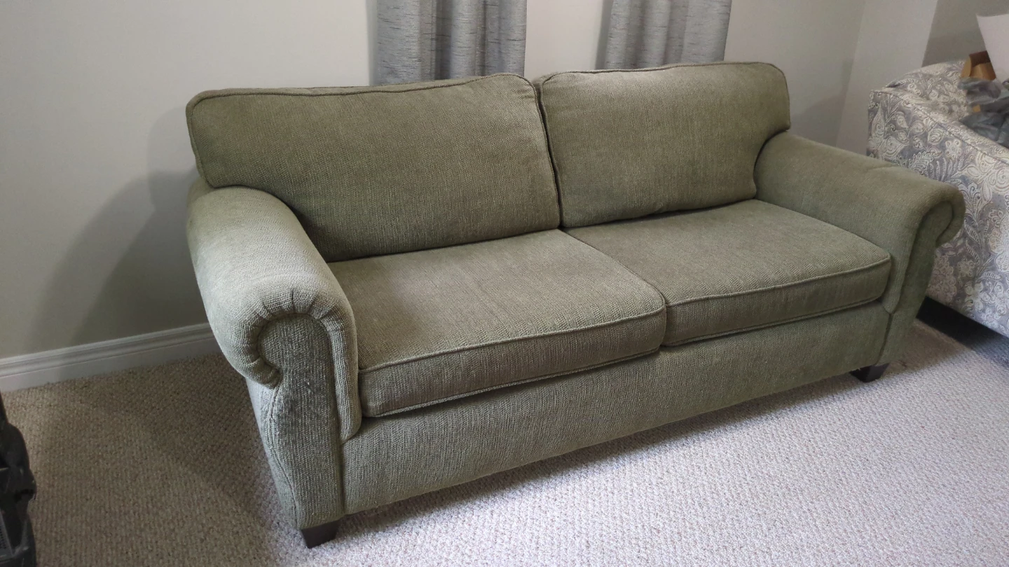 Green Two-Seater Sofa - photo 2