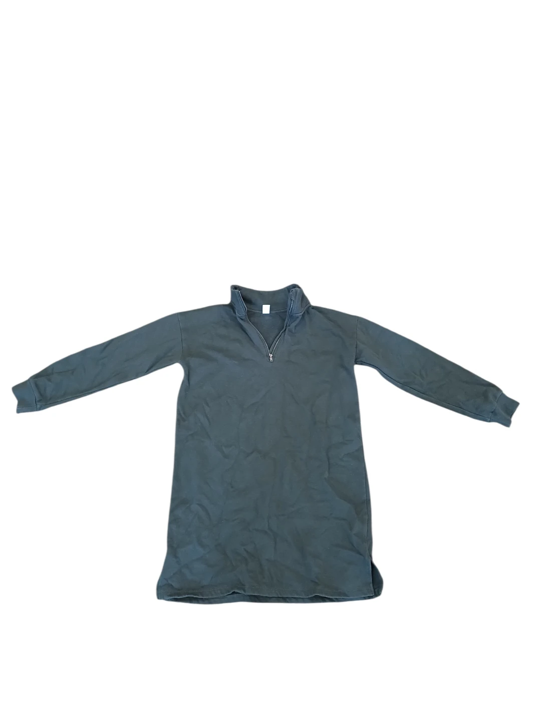 Joe Fresh Kids Black Quarter-Zip Tunic Sweatshirt