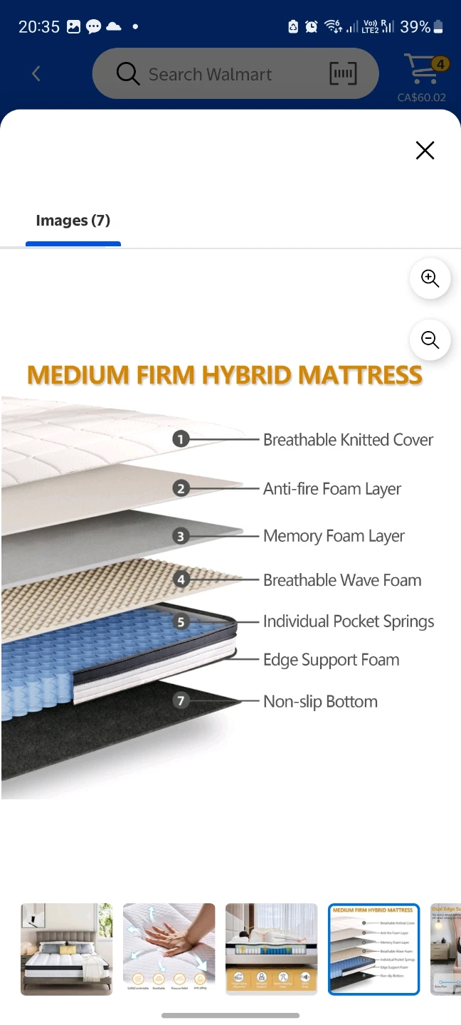 Queen size Mattress