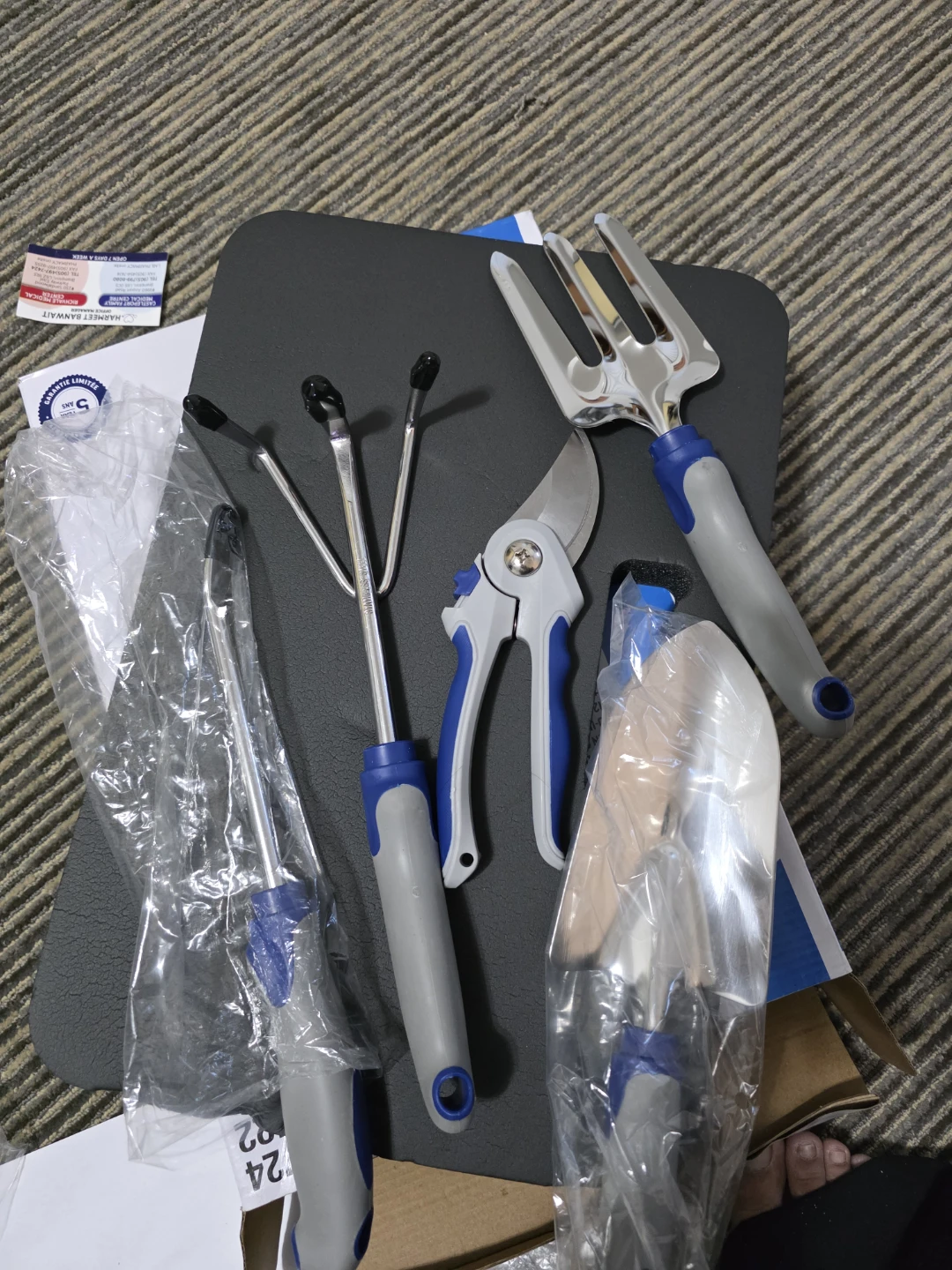 Project Source Garden Tool Set with Kneeler Pad